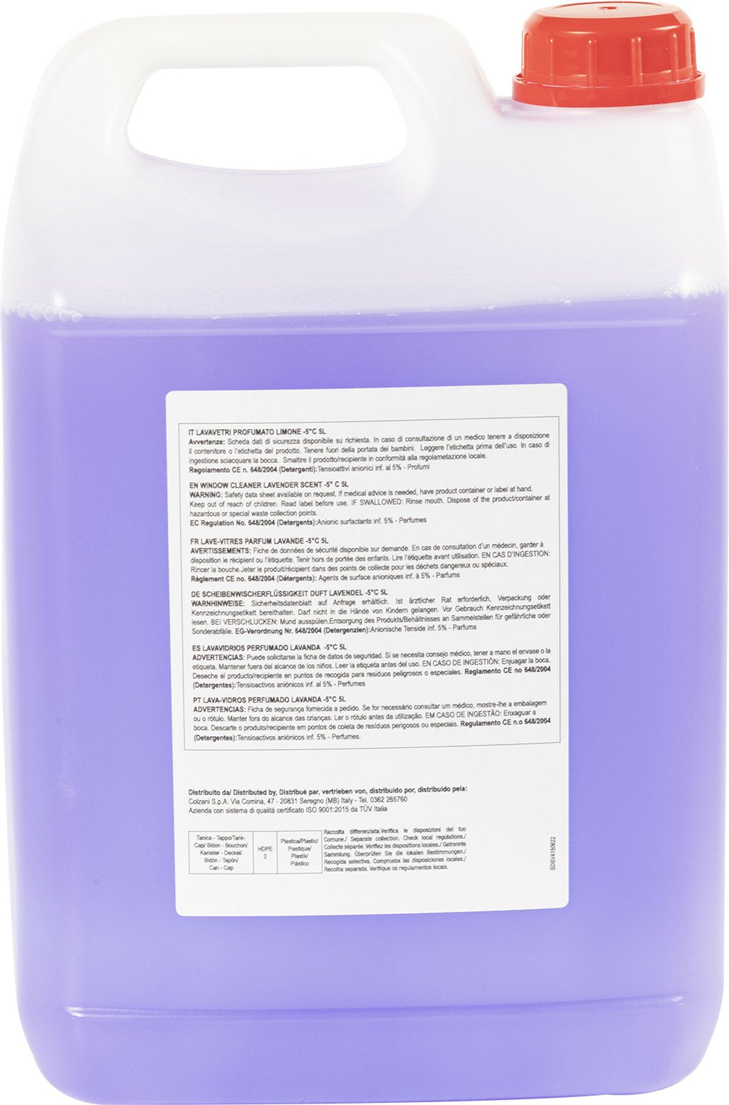 START Liquido tergivetro profumato alla lavanda -5?C 5L Accessorio Originale