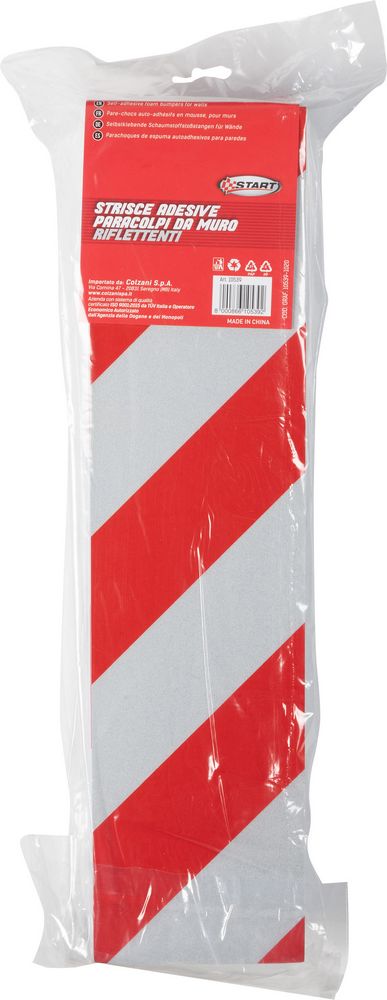 Strisce adesive paracolpi da muro riflettenti