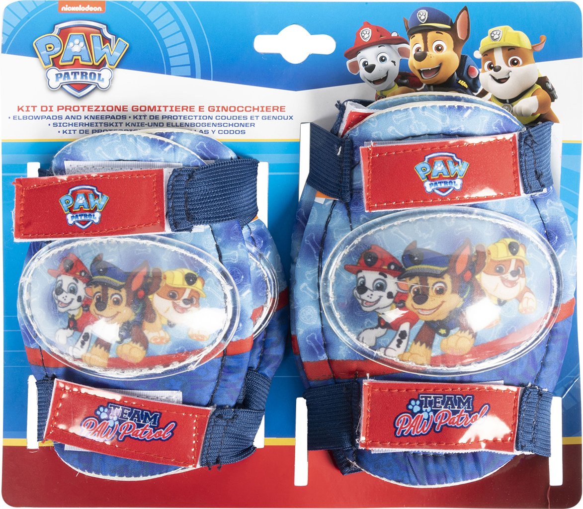 TATAWAY Kit di protezione livello 1 gomitiere e ginocchiere Paw Patrol boy