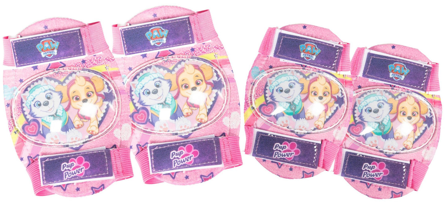 TATAWAY Kit di protezione livello 1 gomitiere e ginocchiere Paw Patrol girl