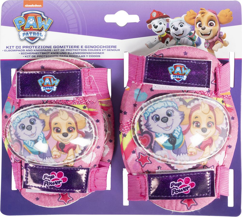 Kit di protezione livello 1 gomitiere e ginocchiere Paw Patrol girl