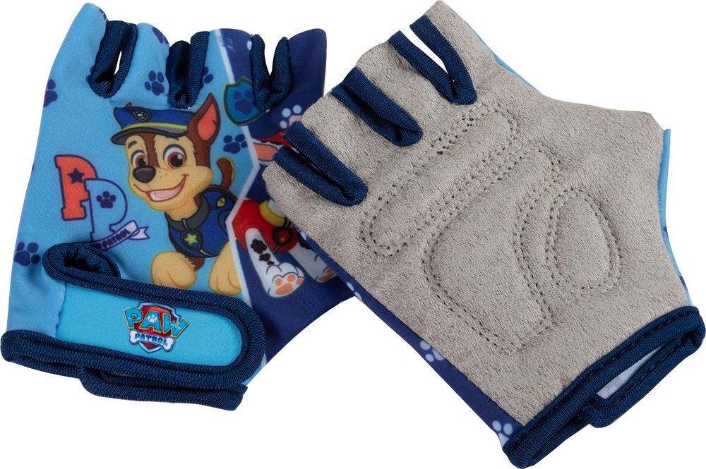 Coppia guanti bici senza dita Paw Patrol boy