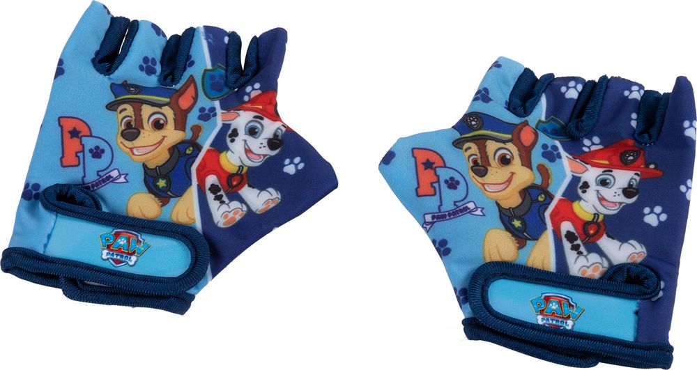 Coppia guanti bici senza dita Paw Patrol boy