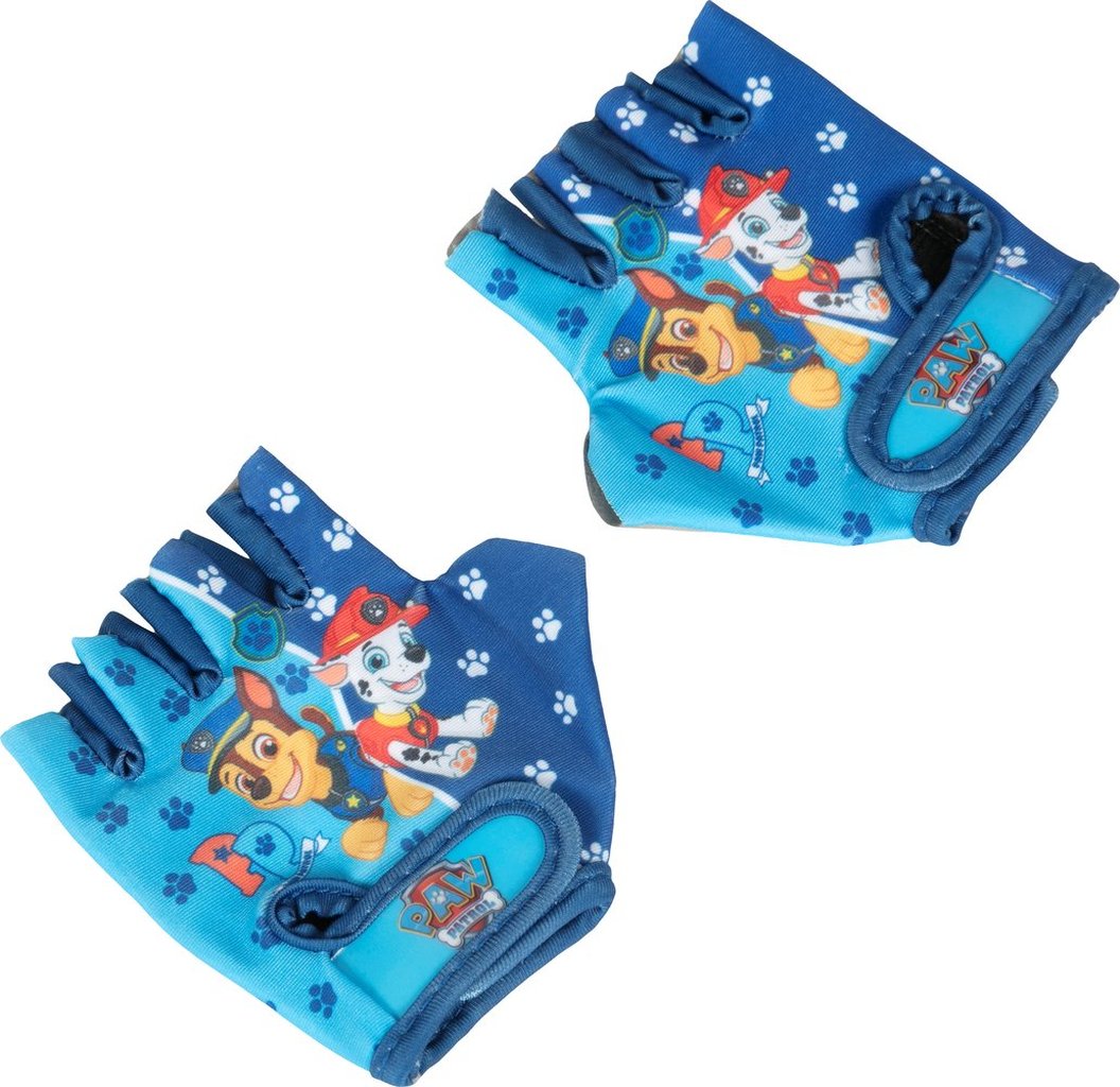 TATAWAY Coppia guanti bici senza dita Paw Patrol boy Accessorio Originale
