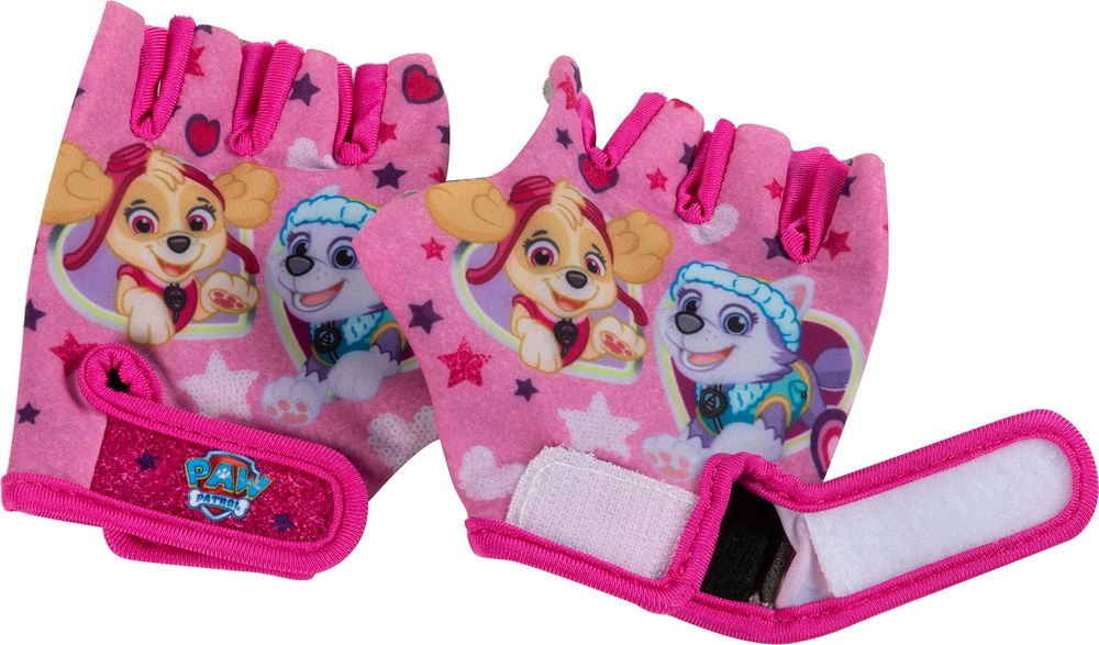 Coppia guanti bici Paw Patrol senza dita girl