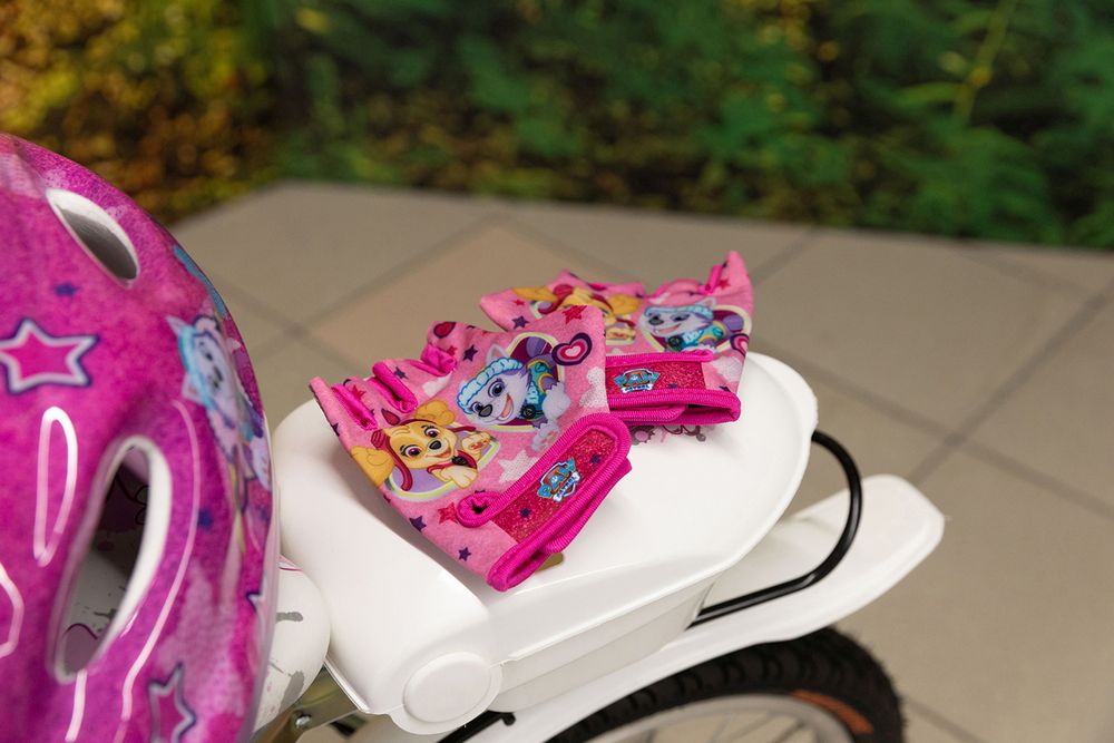 Coppia guanti bici Paw Patrol senza dita girl