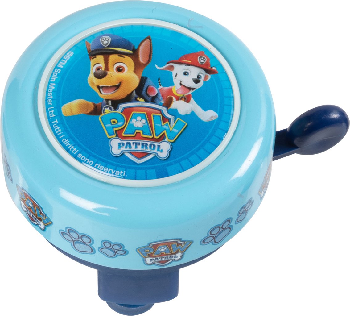 TATAWAY Campanello bicicletta in metallo azzurro Paw Patrol boy