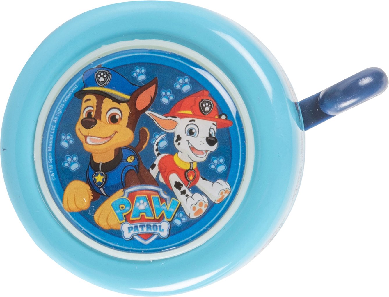 TATAWAY Campanello bicicletta in metallo azzurro Paw Patrol boy