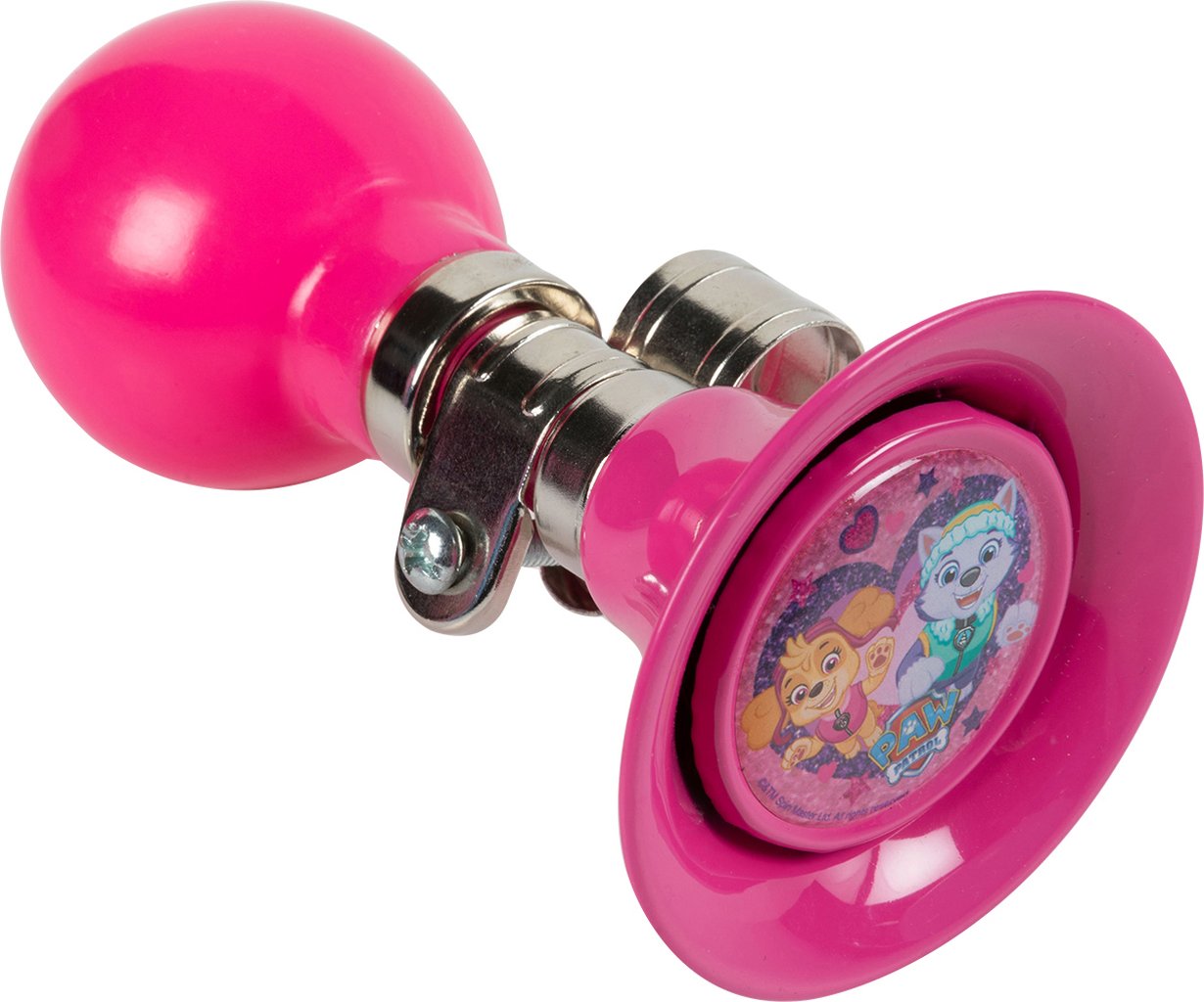 TATAWAY Trombetta rosa per bicicletta Paw Patrol Girl con supporto in plastica