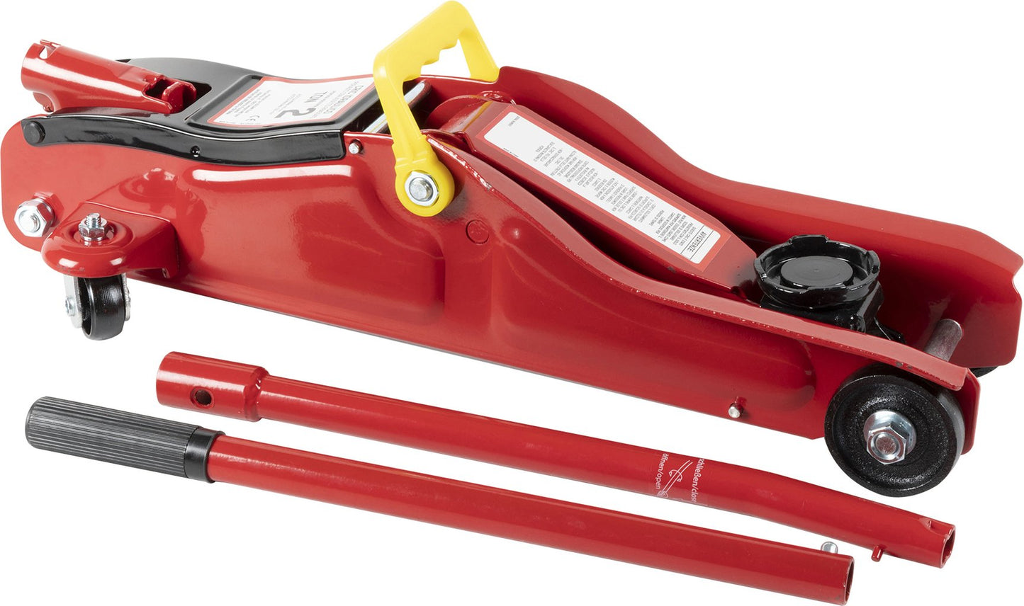 START Cric a Carrello per Auto con Assetto Ribassato 2T - Sollevamento Sicuro
