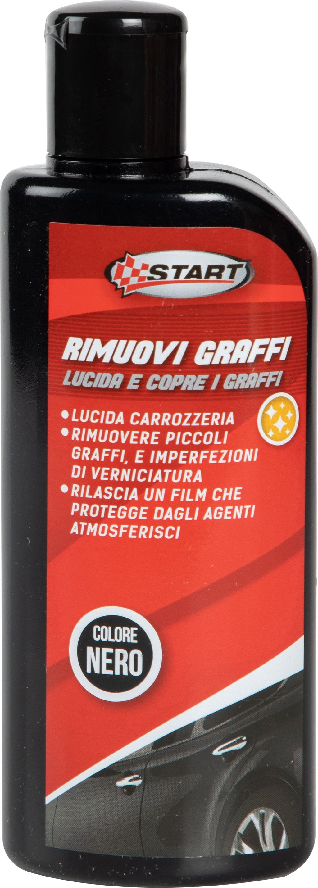 START Rimuovi graffi auto nero 150ml Accessorio Originale Uso Quotidiano
