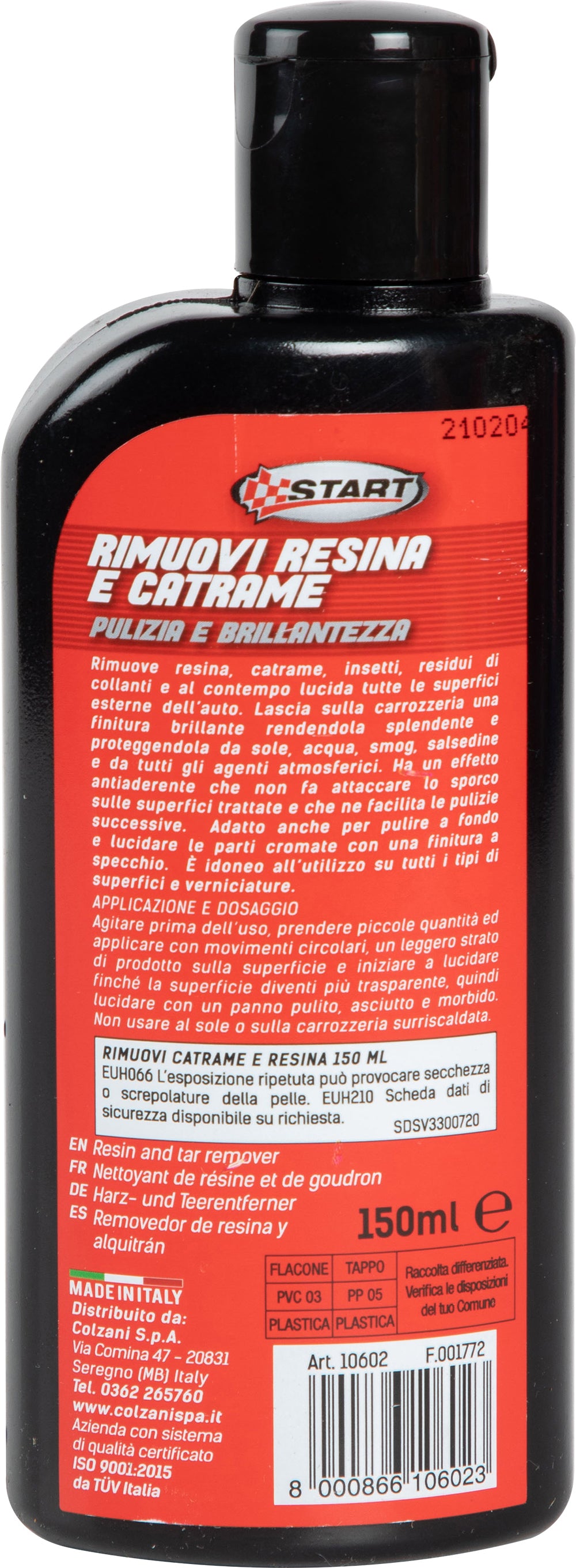Rimuovi resine e catrame 150ml