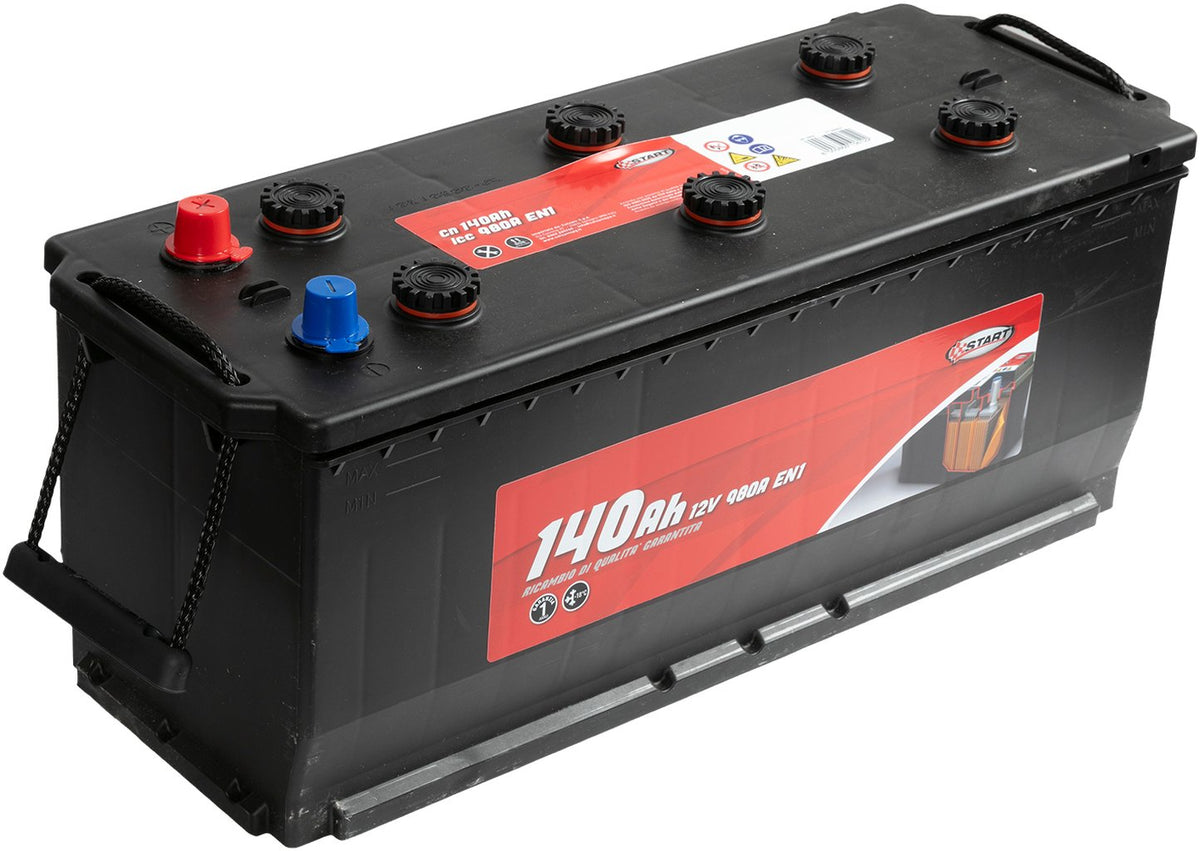 START Batteria per autocarro e trattori 140Ah 12V 800A polo positivo sinistro