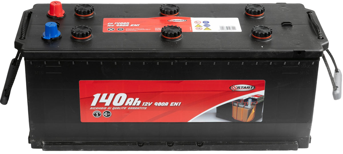 START Batteria per autocarro e trattori 140Ah 12V 800A polo positivo sinistro