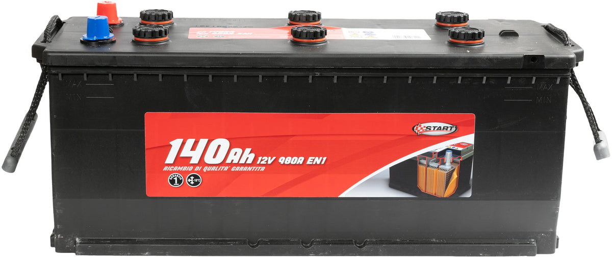 START Batteria per autocarro e trattori 140Ah 12V 800A polo positivo sinistro