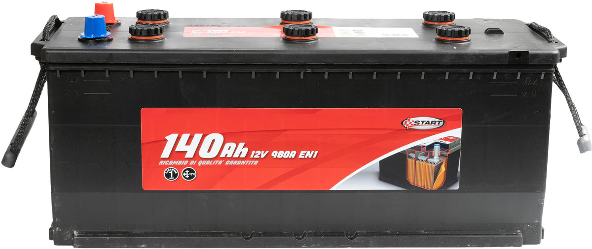 START Batteria per autocarro e trattori 140Ah 12V 800A polo positivo sinistro