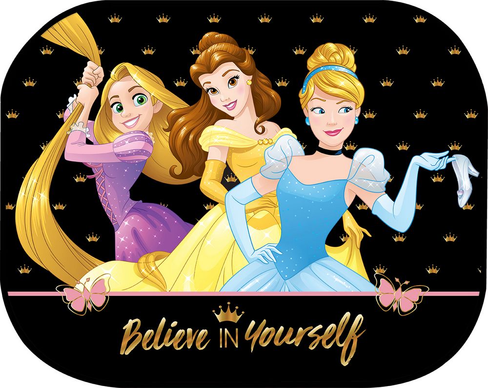 Tendina laterale Disney Principesse per auto statica, 44x35 cm