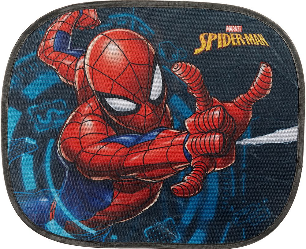 Tendina laterale auto statica extra dark Spiderman 44x35 cm uomo ragno