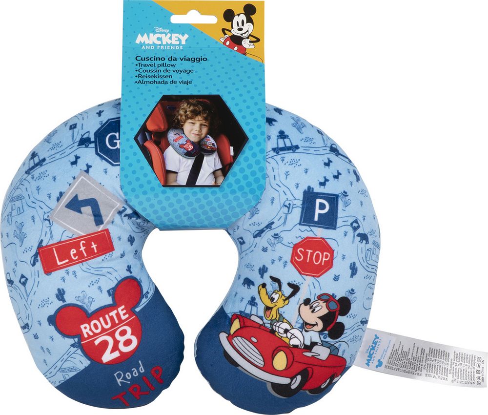 Cuscino da viaggio Mickey Mouse