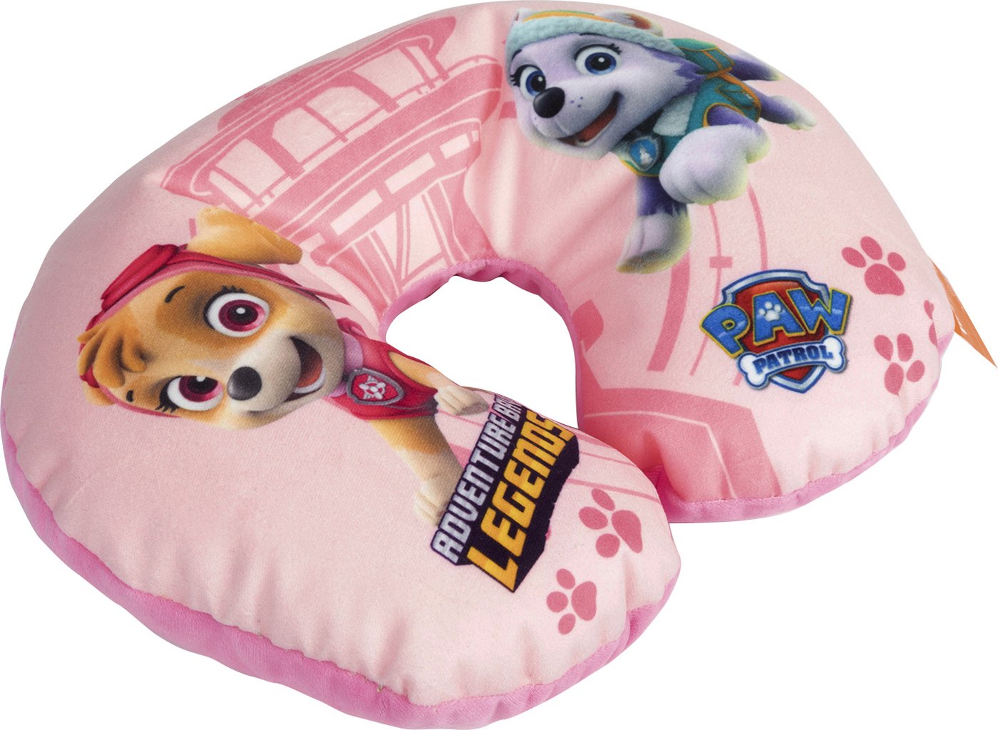 TATAWAY Cuscino collo bambina da viaggio rosa girl Paw Patrol