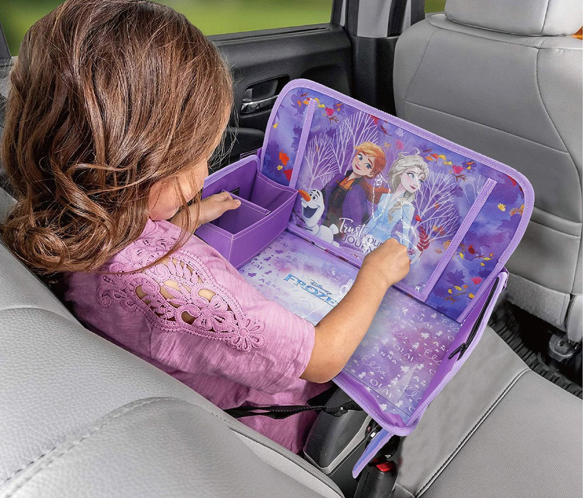 Tavolino da viaggio auto Frozen bambina