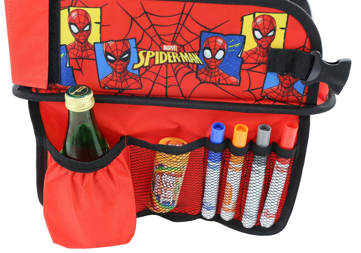TATAWAY Marvel Spiderman Tavolino da Viaggio Auto - Vassoio Bambino