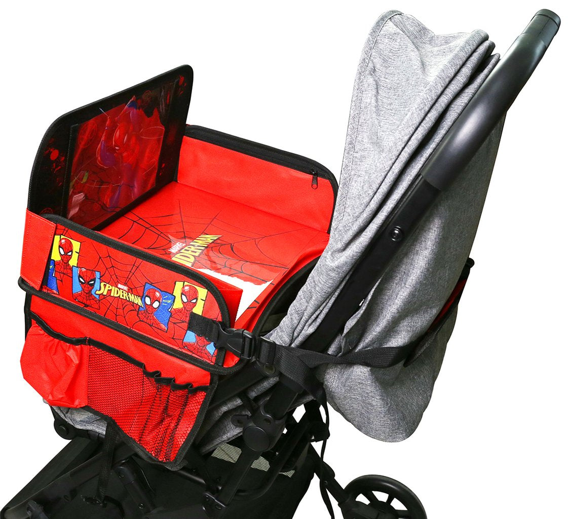 TATAWAY Marvel Spiderman Tavolino da Viaggio Auto - Vassoio Bambino