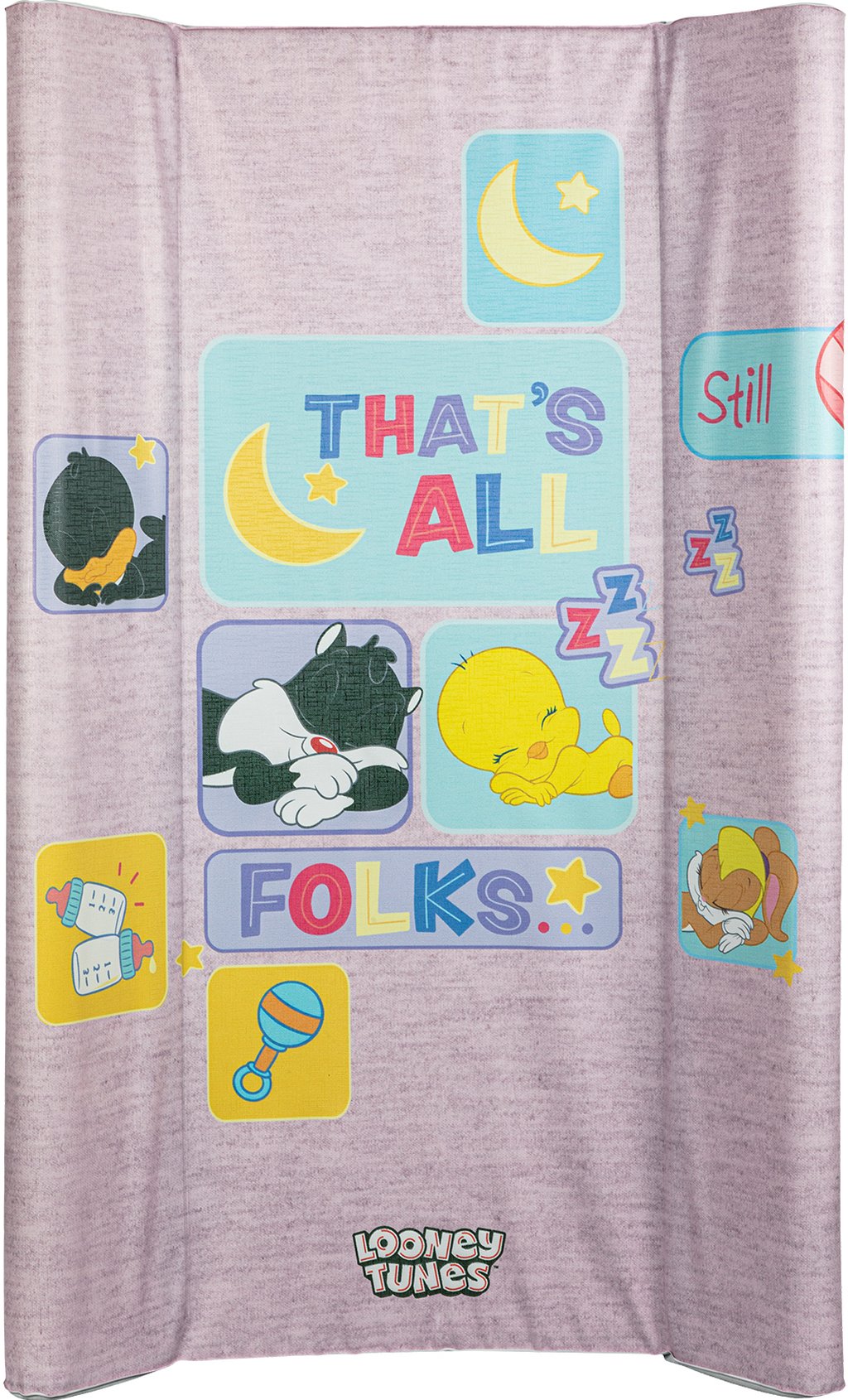 TATAWAY Warner Bros Looney Tunes piano cambio con sponde e grafiche di Titti