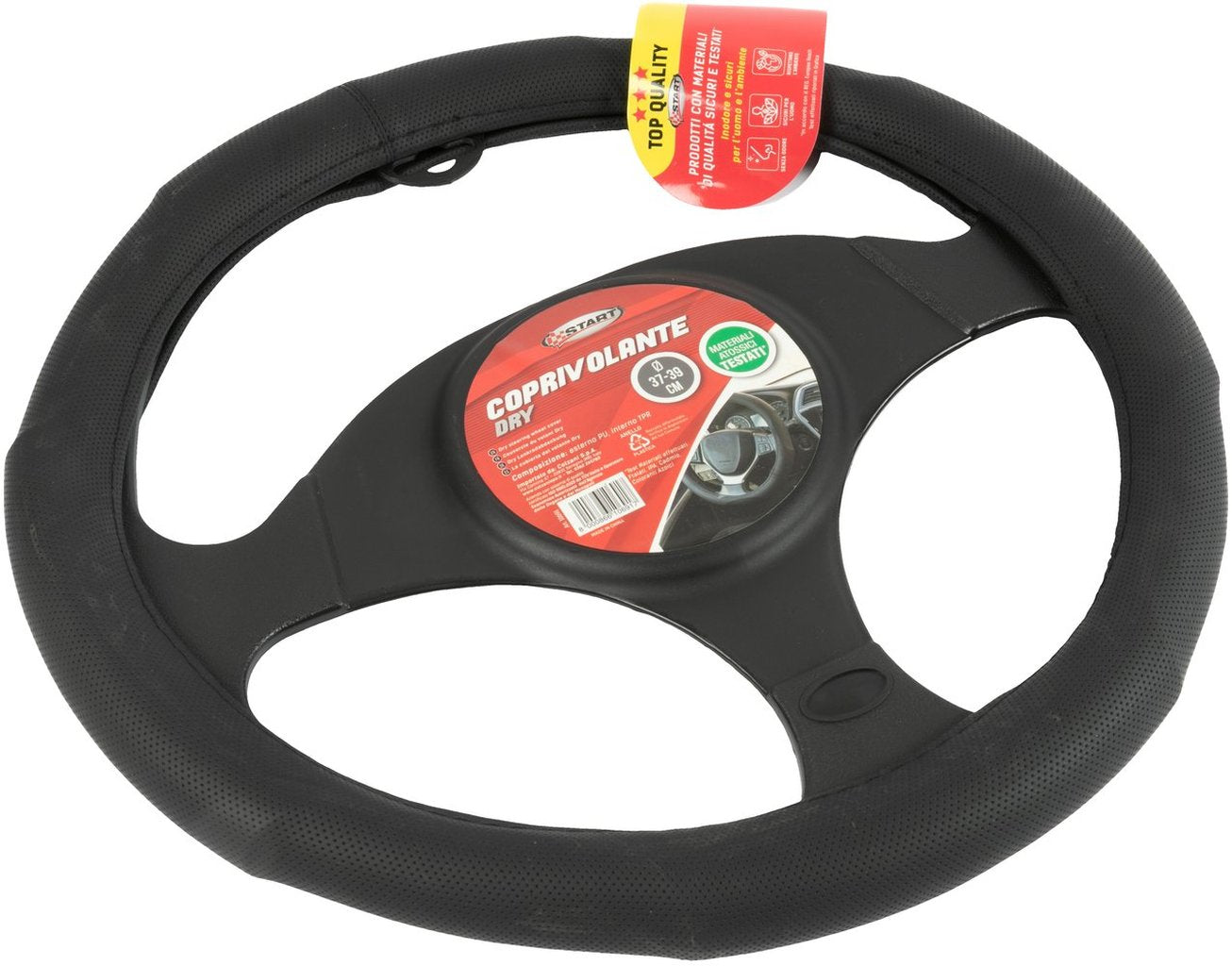 START Coprivolante auto Dry diametro. 37-39 cm nero, universale protezione TPR
