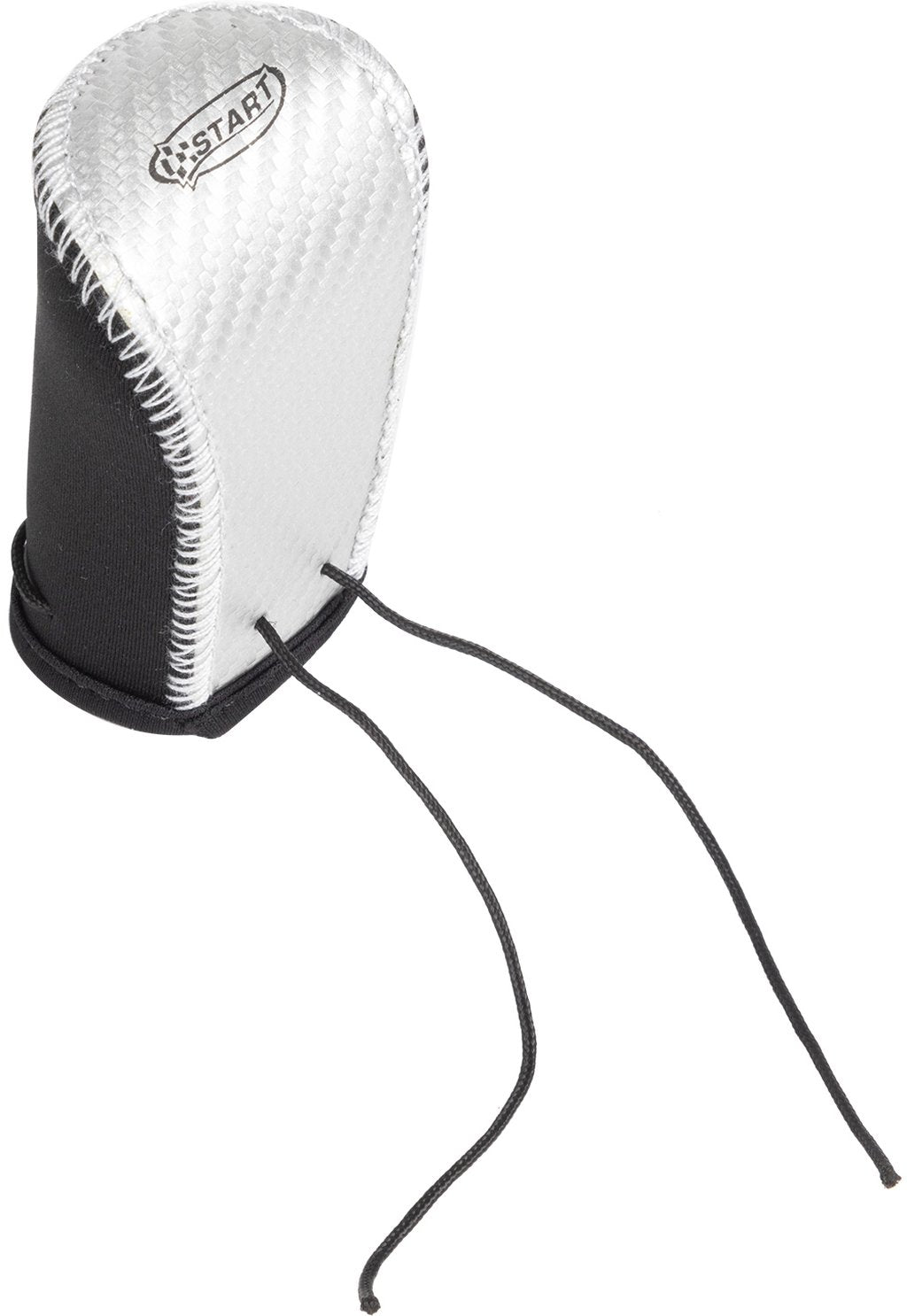 START Cuffia copripomello leva cambio auto nero/grigio elasticizzato universale