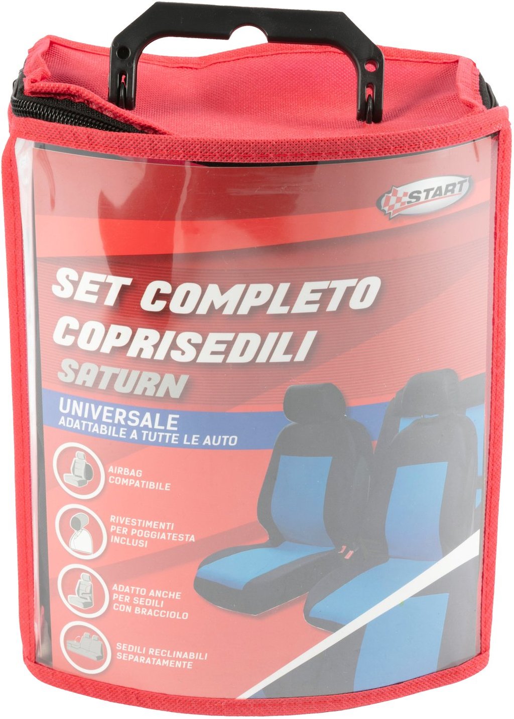 START Set completo coprisedili Saturn auto universale airbag poggiatesta