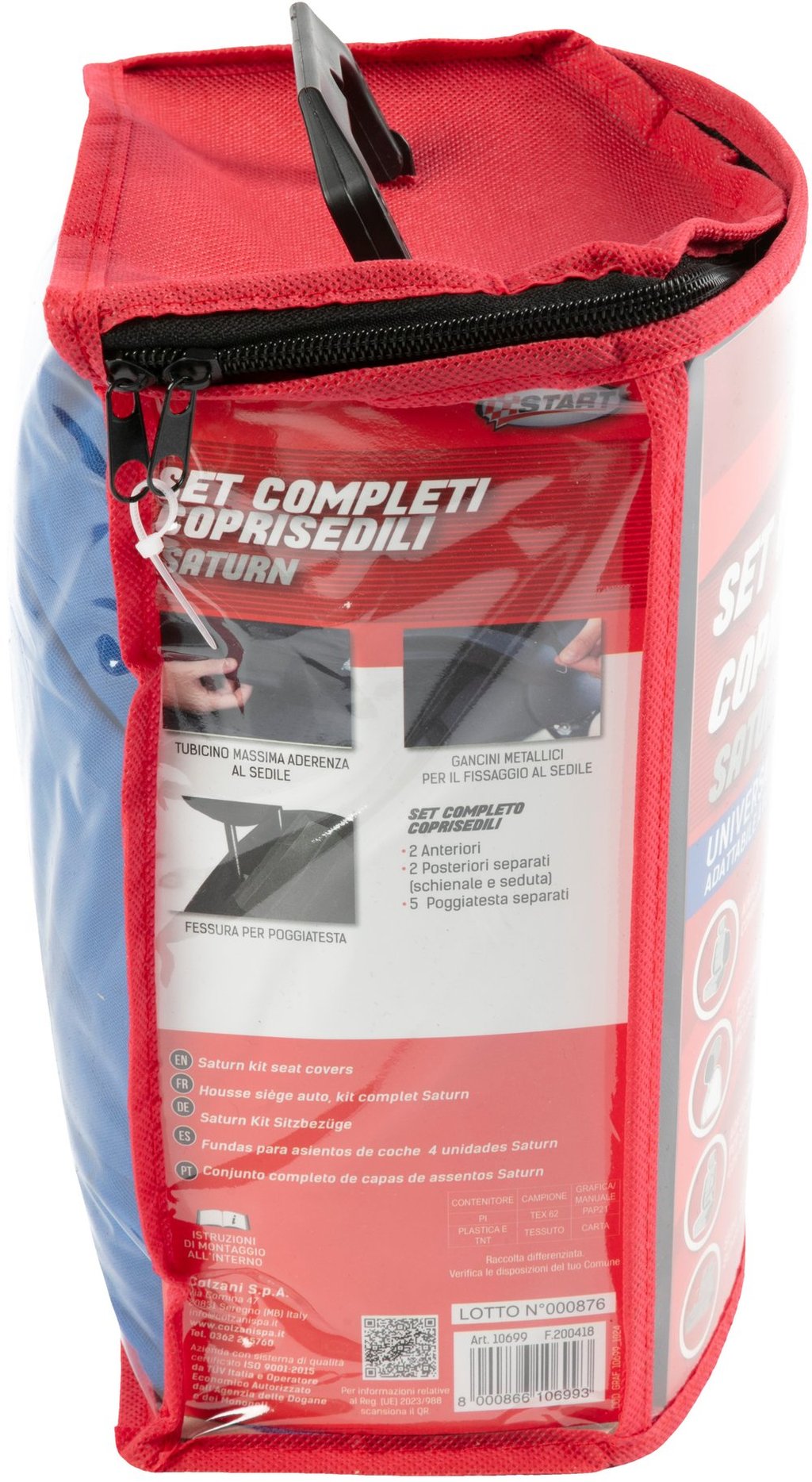 START Set completo coprisedili Saturn auto universale airbag poggiatesta