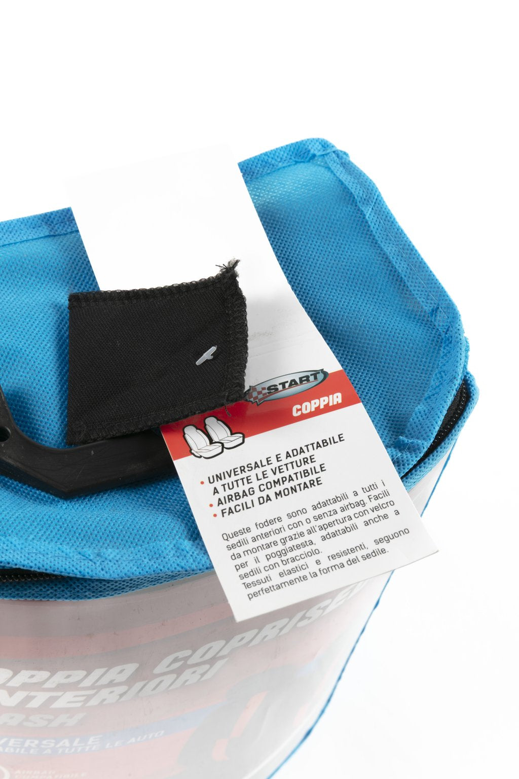 START Coppia coprisedili anteriori auto Flash rosso adulto universale elastico
