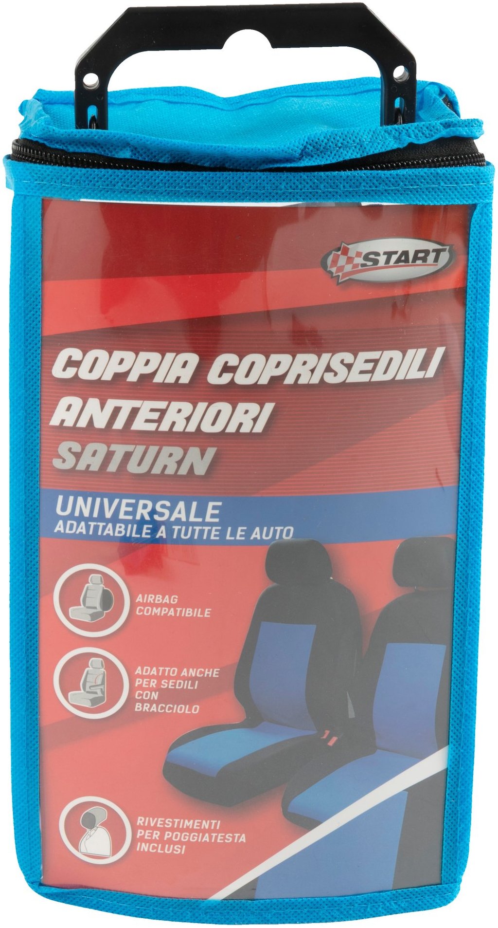 START Coppia coprisedili anteriori Saturn auto universale airbag poliestere