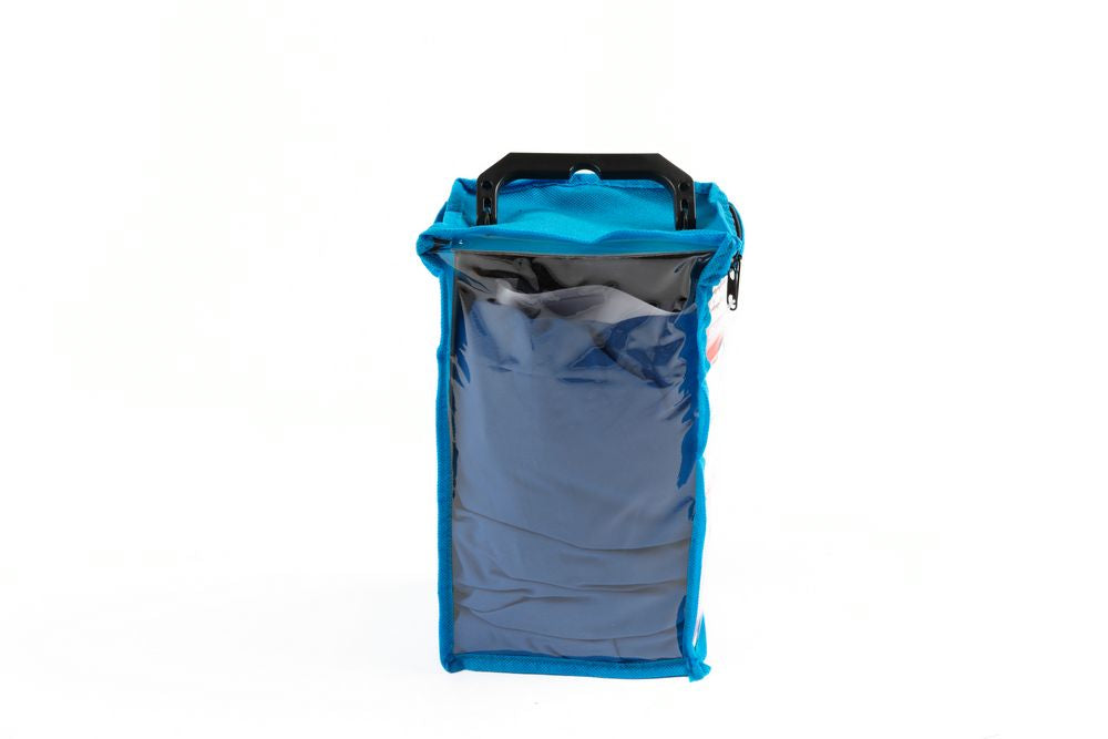 Coppia coprisedili anteriori Saturn auto universale airbag nero blu