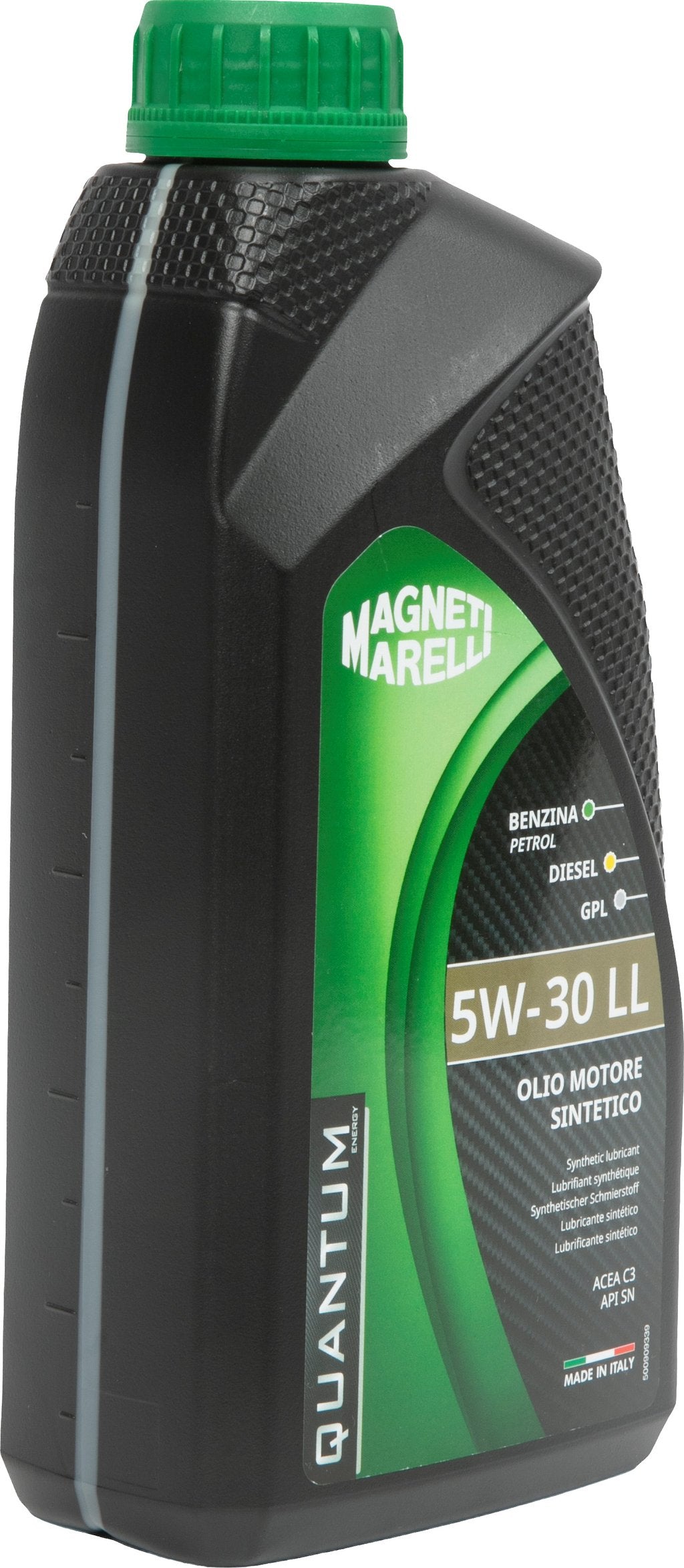 QUANTUM ENERGY Olio Lubrificante Marelli 5W30 C3 Sintetico 1L Motore Auto LL