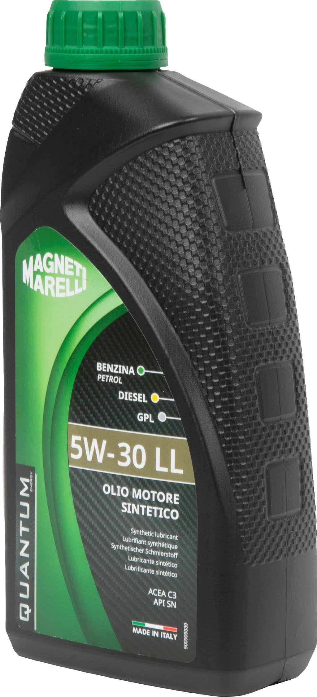 QUANTUM ENERGY Olio Lubrificante Marelli 5W30 C3 Sintetico 1L Motore Auto LL