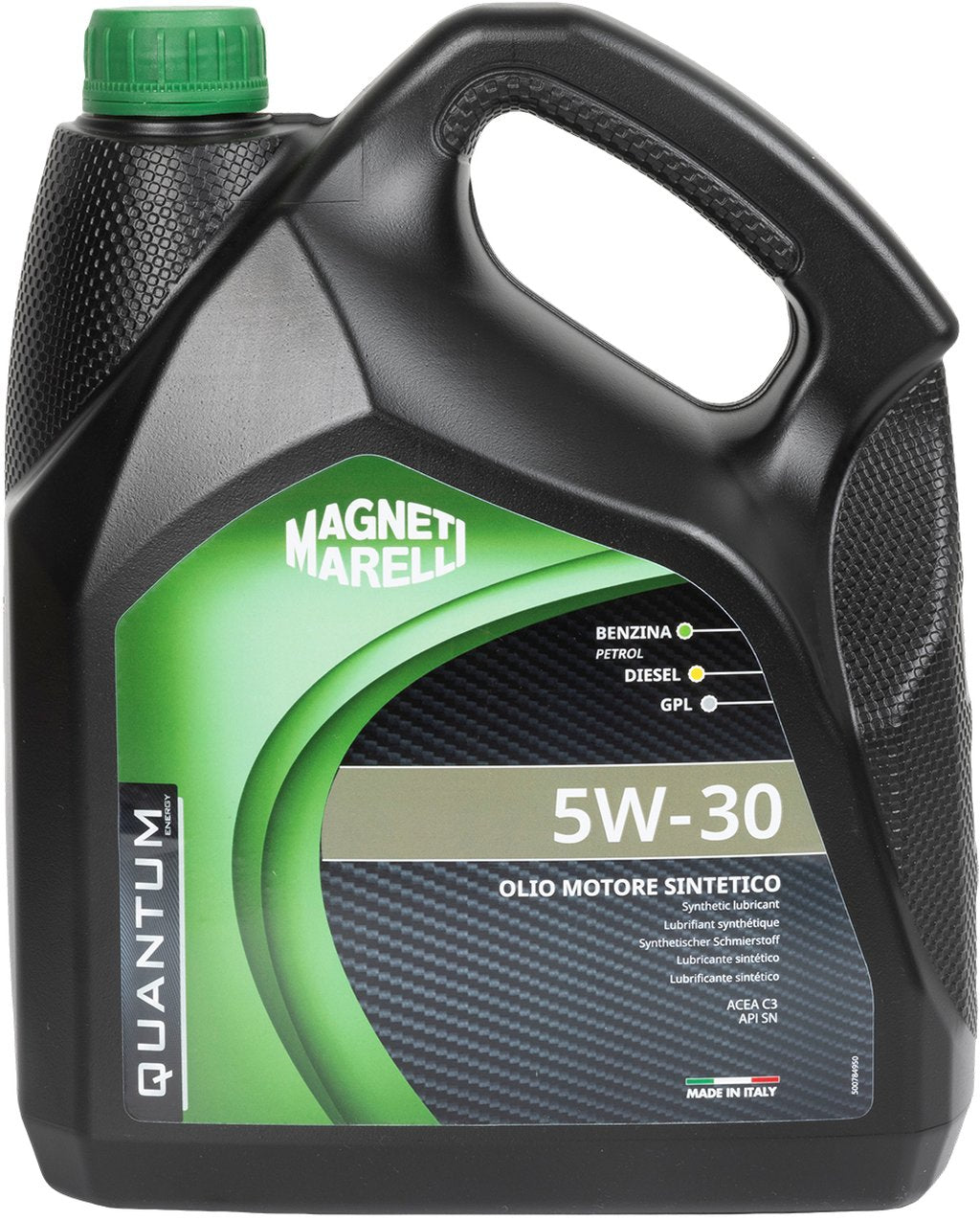 QUANTUM ENERGY Olio Lubrificante Marelli 5W-30 C3 Sintetico 4L Motore Auto