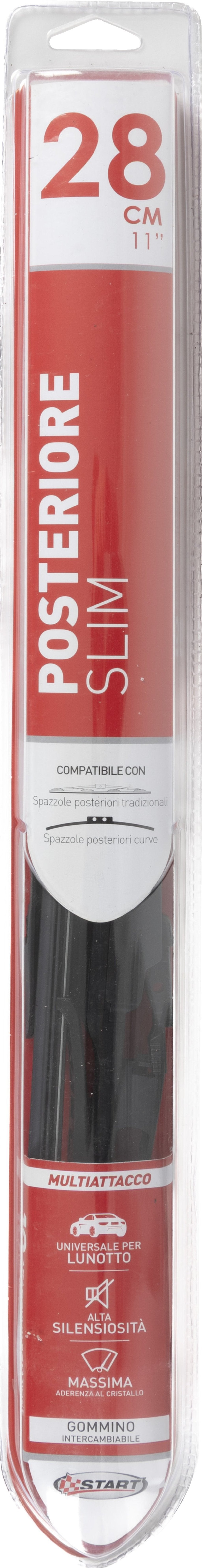 START Spazzola slim posteriore 28cm ? 11 pollici universale Accessorio Originale