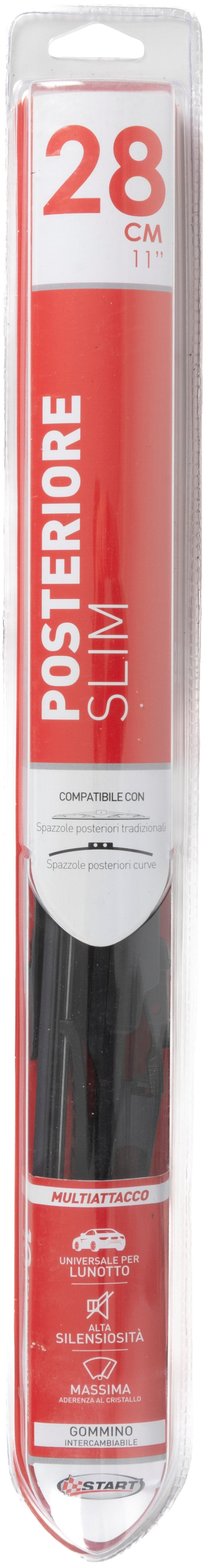 START Spazzola slim posteriore 28cm ? 11 pollici universale Accessorio Originale