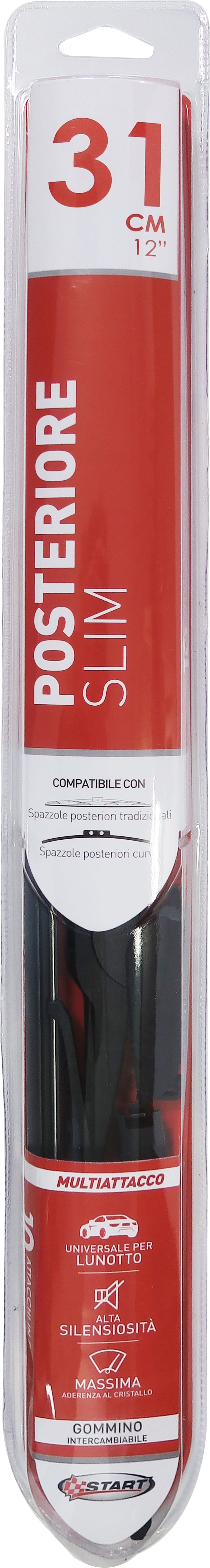 START Spazzola tergi Slim posteriore 31cm - 12 pollici universale