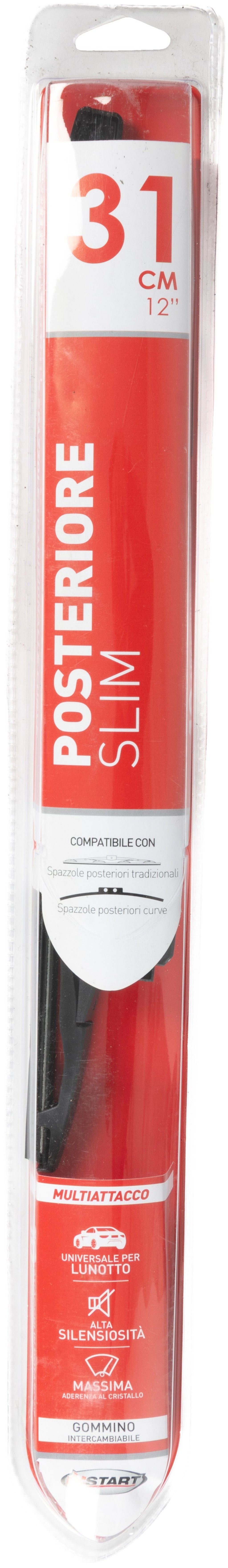 START Spazzola tergi Slim posteriore 31cm - 12 pollici universale