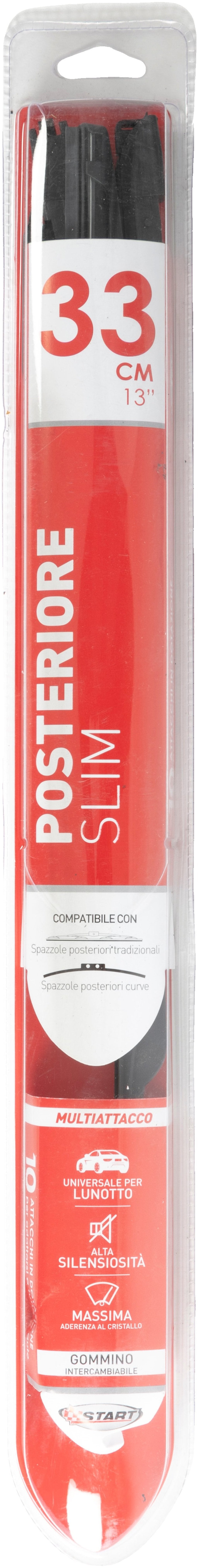 START Spazzola tergi Slim posteriore 33 cm - 13 pollici universale
