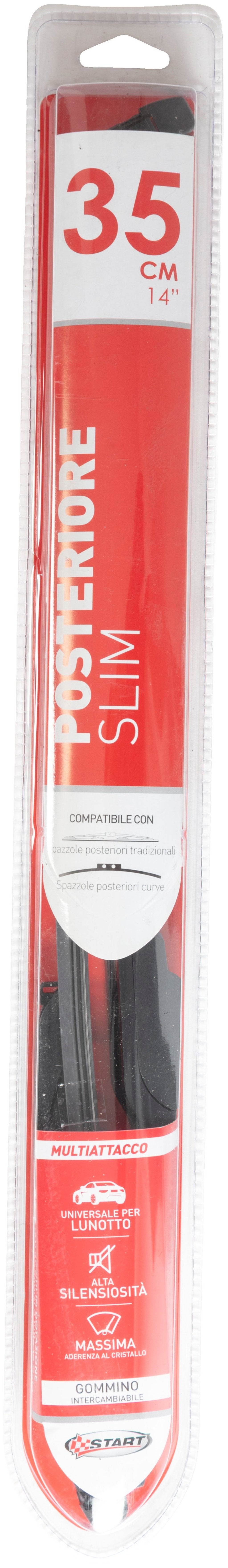 START Spazzola tergi Slim posteriore 35cm - 14 pollici universale