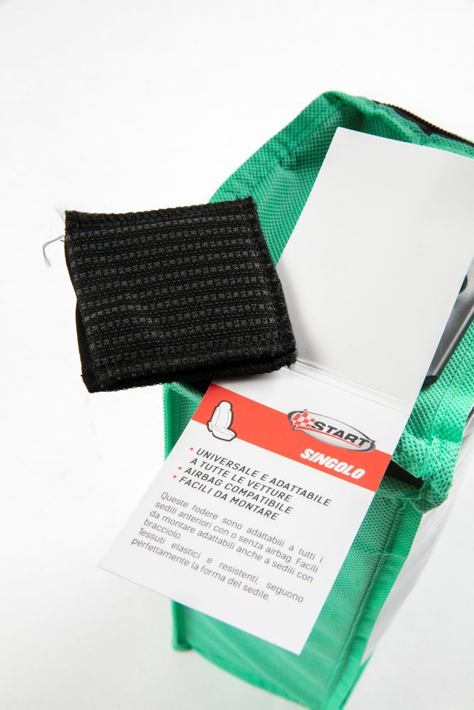 Coprisedile Metal singolo anteriore auto nero poliestere ptotezione sedile