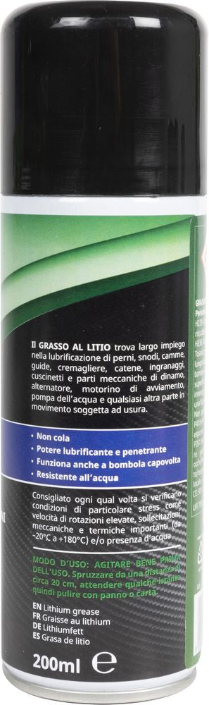 Quantum Energy- Grasso al Litio Spray 200 ml Lubrificante Alte Sollecitazioni