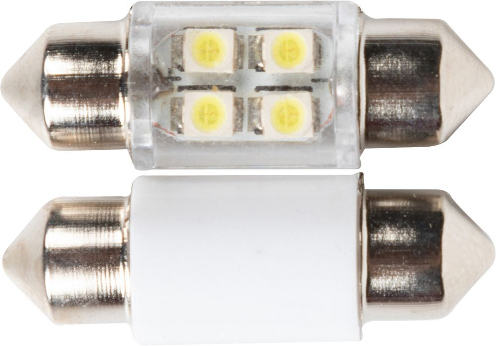 Lampadine siluro auto 6 Led 12V 1,5W due pezzi 31 mm