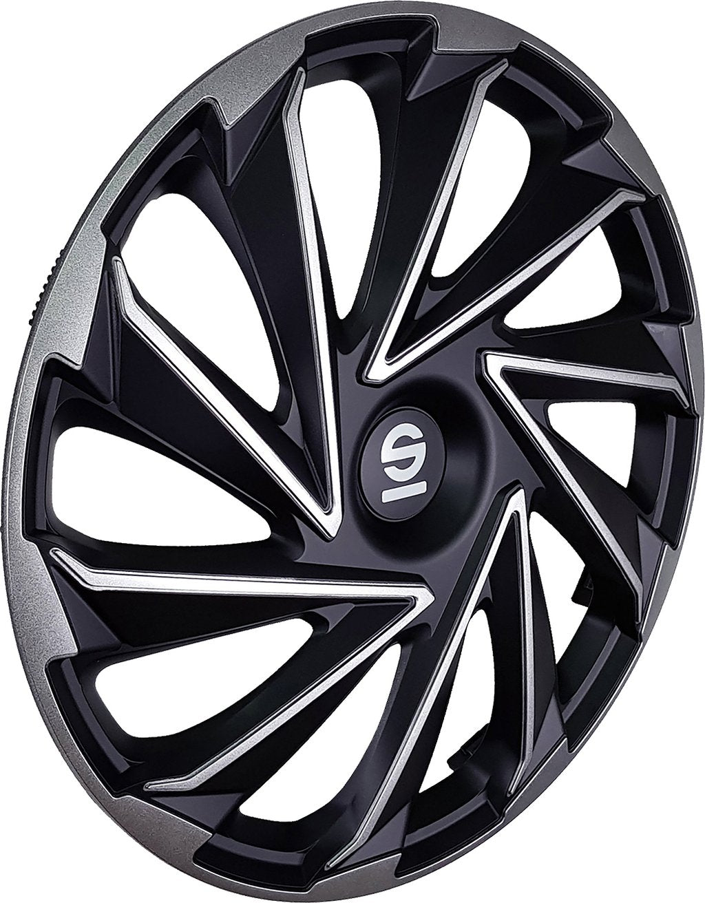 SPARCO Borchie Set 4 copricerchi 16 pollici copriruota auto Varese SPC1680SVBK