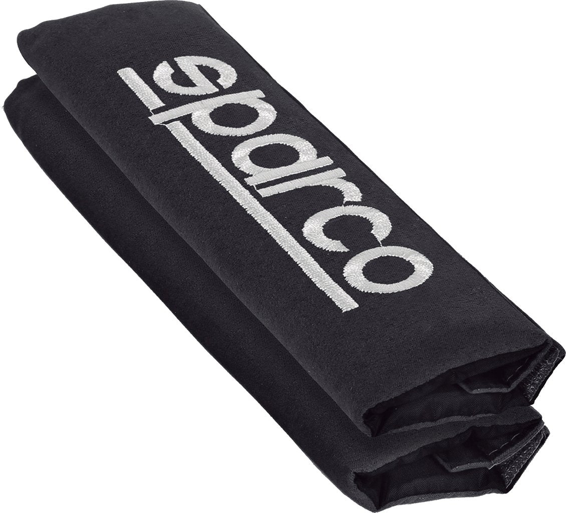 Set 2 pezzi di cuscinetti passacintura SPC1204 universali per auto neri