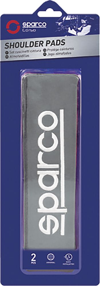 Set 2 pezzi di cuscinetti passacintura SPC1204 universali per auto grigi